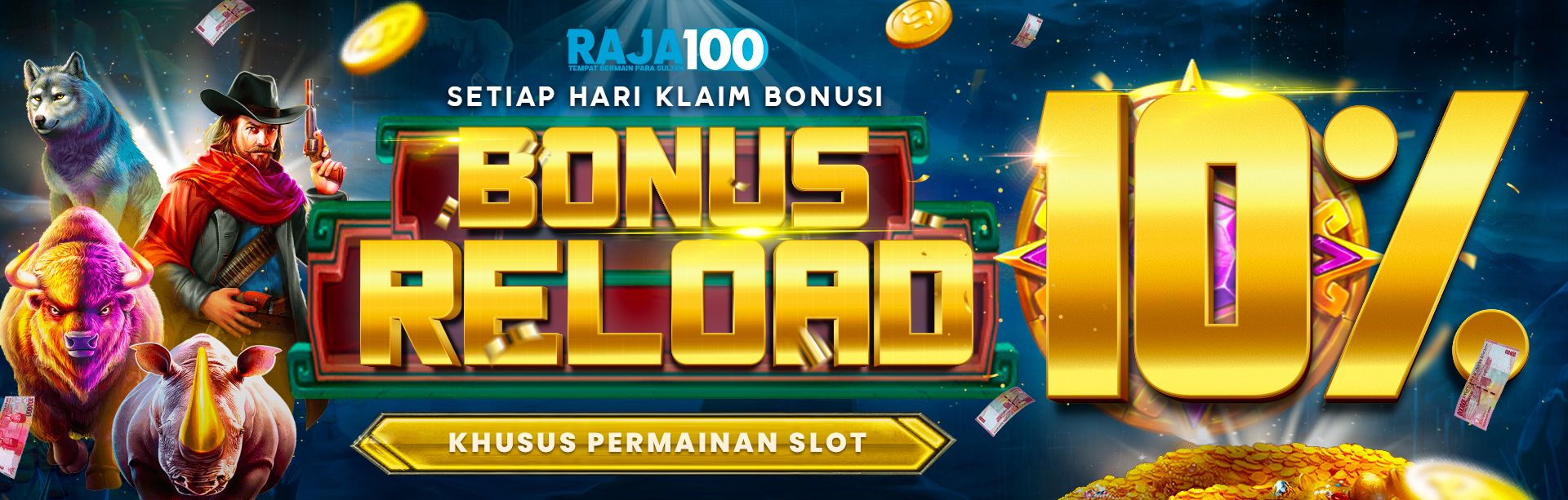 BONUS NEXT DEPOSIT 10% SLOT GAMES & ARCADE