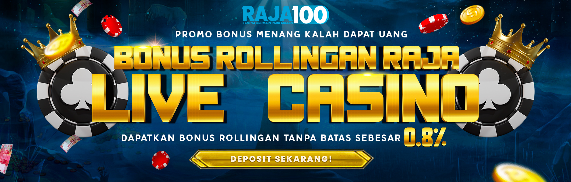 BONUS ROLLINGAN LIVE CASINO