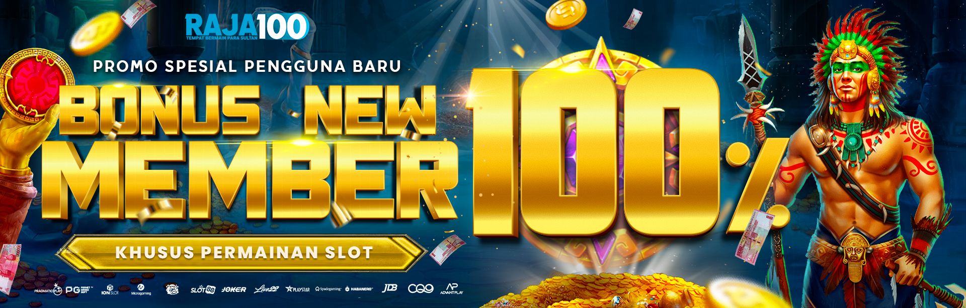 BONUS NEW MEMBER 100%